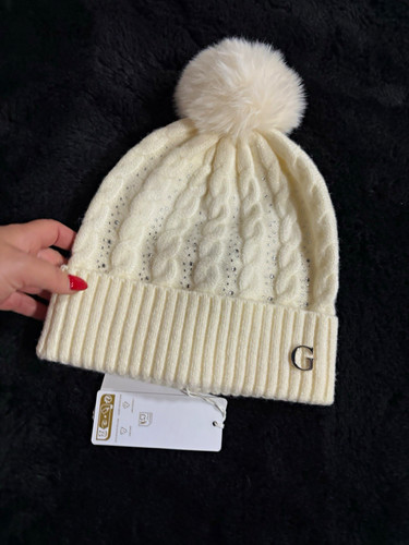 Damen strick bommelmütze - damen, strick-bommelmütze
