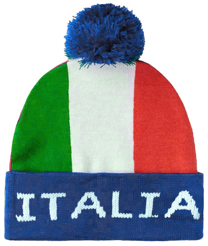 Italia wintermütze mit - italia,