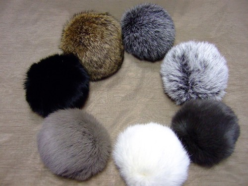 Kaninchenfell pelz bommel - kaninchenfell,
