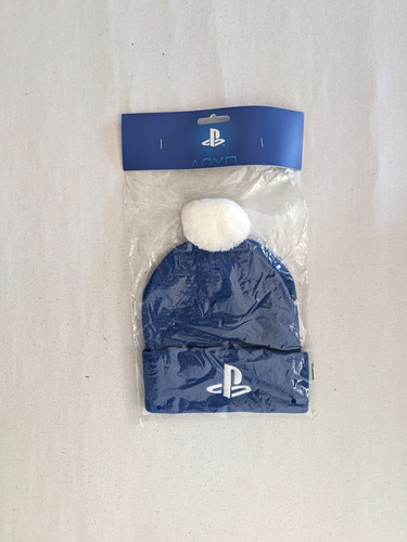 Playstation bommelmütze blau - bommelmütze,