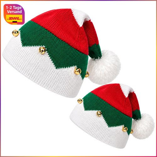 Weihnachtsmütze 2er set - weihnachtsmütze,