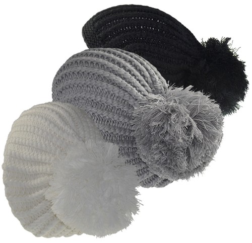 Lang gestrickte mütze - gestrickte,