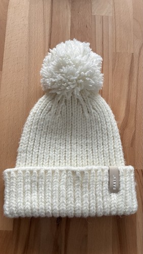 Winter mütze weiß satinoptik - weiß,