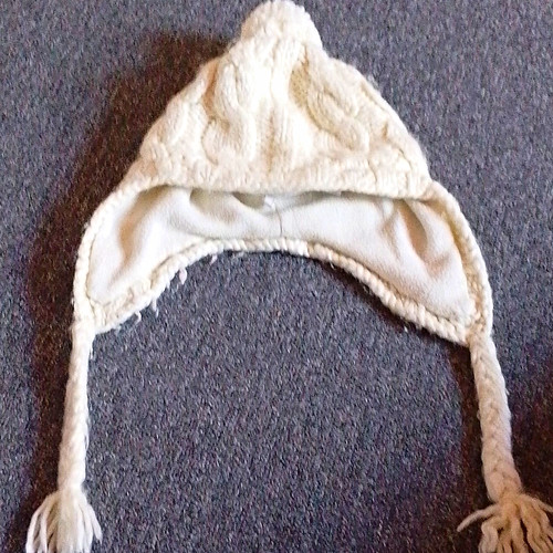 Mädchen strick bommelmütze - mädchen, strick-bommelmütze