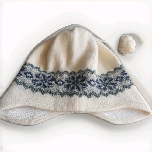 Bommelmütze winterkappe cream - winterkappe,
