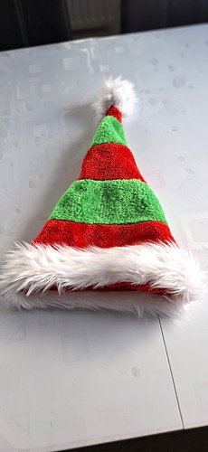 Weihnachtsmütze rot grün - weihnachtsmütze, rot/grün