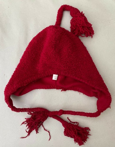Mütze rot uni - mütze, gr.