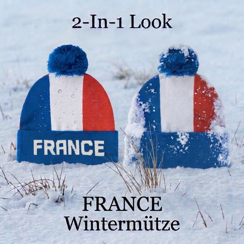 Frankreich wintermütze mit - frankreich,