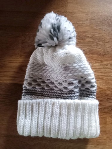 Strickmütze cremeweiß-
