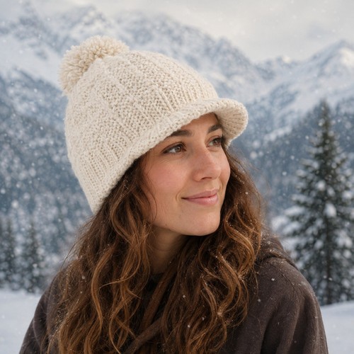 Strickmütze aus schafwolle - aus,